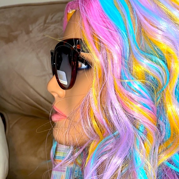 Leopard frame glasses NWT womens 100% UVA & UVB Protection Franco Sarto - Picture 10 of 16